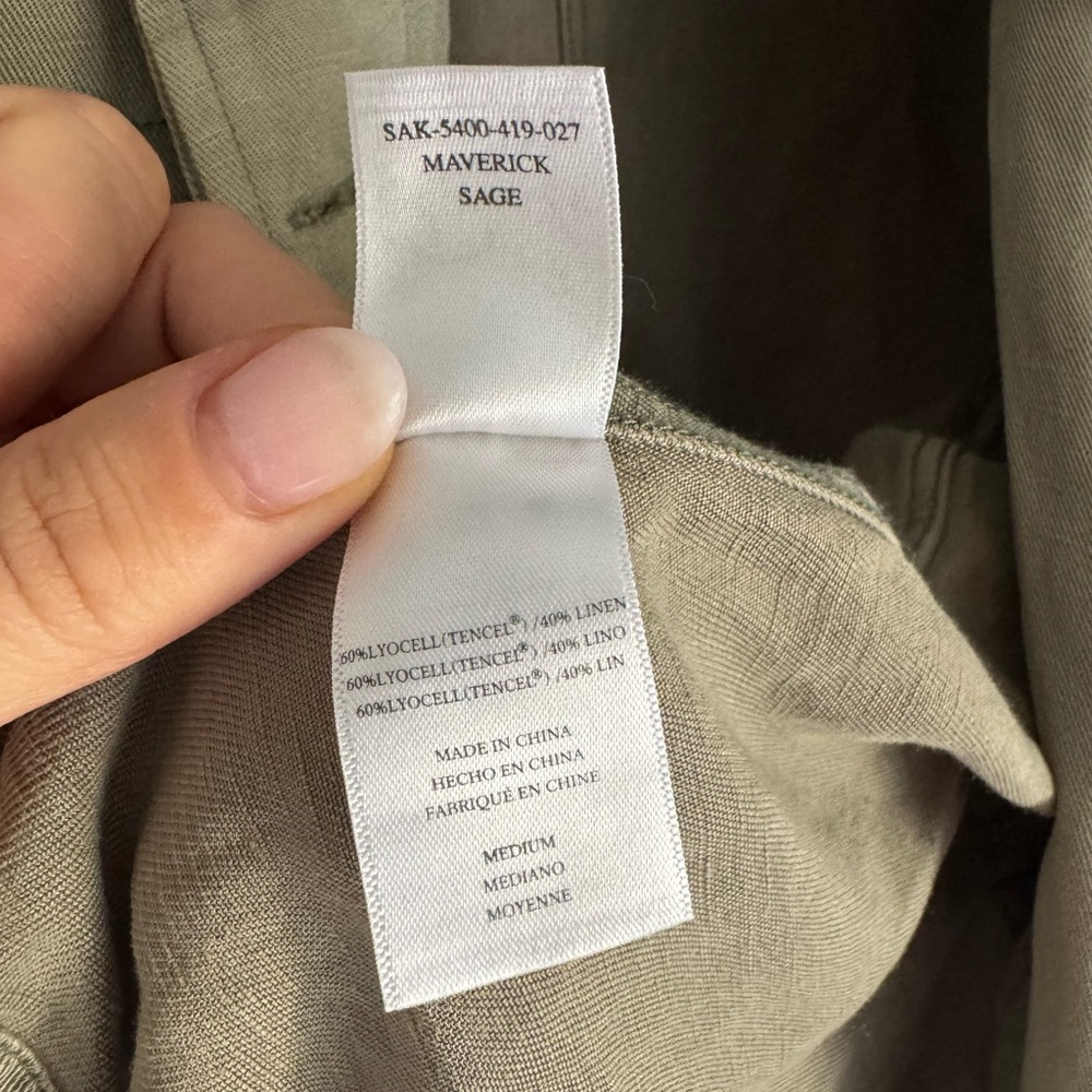 RAILS Rowens military style jacket Sage Sz M - Picture 12 of 14